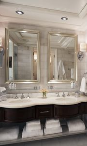 Preview wallpaper bathroom, furniture, bathroom fixtures, mirrors