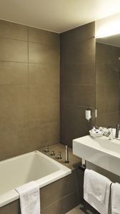 Preview wallpaper bathroom, furniture, style, interior, mirror, sink
