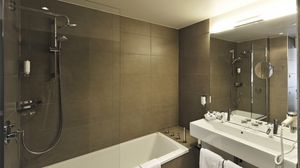 Preview wallpaper bathroom, furniture, style, interior, mirror, sink