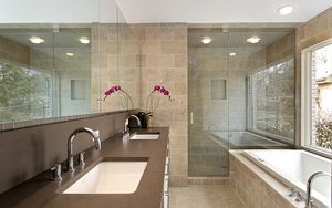 Preview wallpaper bathtub, design, sinks, showers, glass