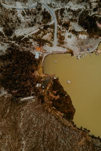 Preview wallpaper bay, coast, aerial view, height, overview