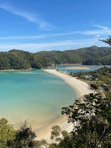 Preview wallpaper bay, coast, beach, new zealand