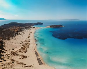 Preview wallpaper bay, coast, sea, prefecture, laconia, greece