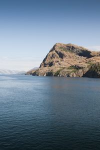 Preview wallpaper bay, mountains, cliffs, coast, landscape