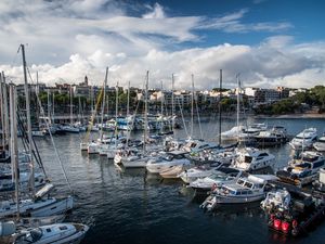 Preview wallpaper bay, port, boats