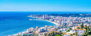Preview wallpaper bay, sea, buildings, city