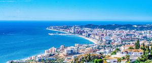Preview wallpaper bay, sea, buildings, city