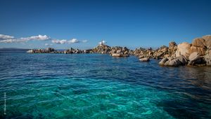Preview wallpaper bay, sea, coast, rocks, water