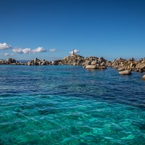 Preview wallpaper bay, sea, coast, rocks, water