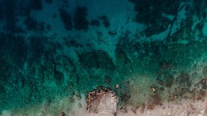 Preview wallpaper beach, aerial view, coast
