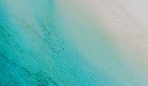 Preview wallpaper beach, aerial view, shore, waves