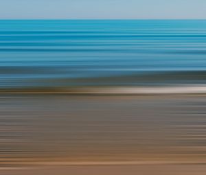 Preview wallpaper beach, blur, stripes, abstraction