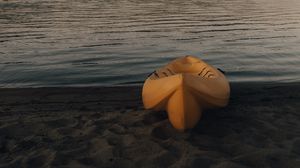 Preview wallpaper beach, boat, water, sand, shore