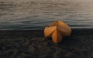 Preview wallpaper beach, boat, water, sand, shore