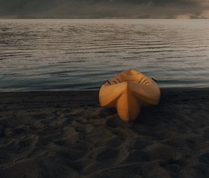 Preview wallpaper beach, boat, water, sand, shore