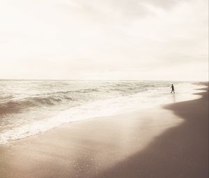 Preview wallpaper beach, coast, lonely, loneliness