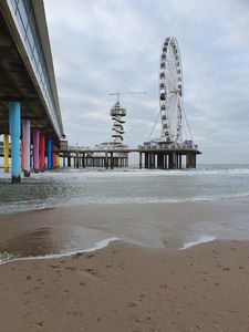 Preview wallpaper beach, ferris wheel, attraction, entertainment