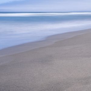 Preview wallpaper beach, horizon, sand, coast, sea