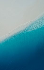 Preview wallpaper beach, ocean, aerial view, water, surf