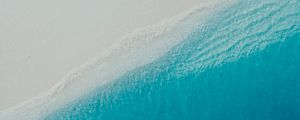 Preview wallpaper beach, ocean, aerial view, water, surf