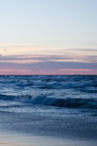 Preview wallpaper beach, ocean, sand, horizon