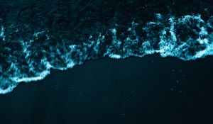 Preview wallpaper beach, ocean, wave, water, surf, aerial view