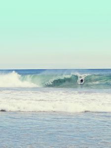 Preview wallpaper beach, ocean, waves, sea, sand, surf