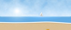 Preview wallpaper beach, one day on the beach, sailing, waves, sand, sun