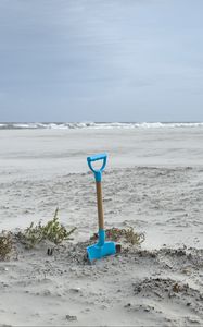 Preview wallpaper beach, sand, paddle, sea, landscape