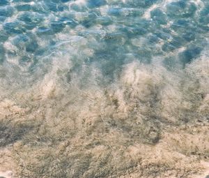 Preview wallpaper beach, sand, sea, water, waves, aerial view