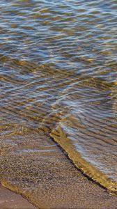 Preview wallpaper beach, sand, sea, water, waves