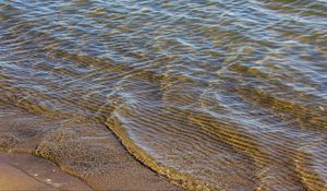 Preview wallpaper beach, sand, sea, water, waves