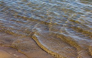 Preview wallpaper beach, sand, sea, water, waves