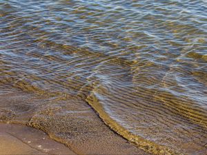 Preview wallpaper beach, sand, sea, water, waves