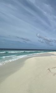 Preview wallpaper beach, sand, tropics, nature