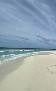 Preview wallpaper beach, sand, tropics, nature