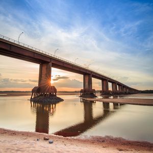 Preview wallpaper beach, sea, bridge, landscape