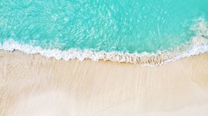 Preview wallpaper beach, sea, coast, aerial view