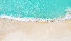 Preview wallpaper beach, sea, coast, aerial view