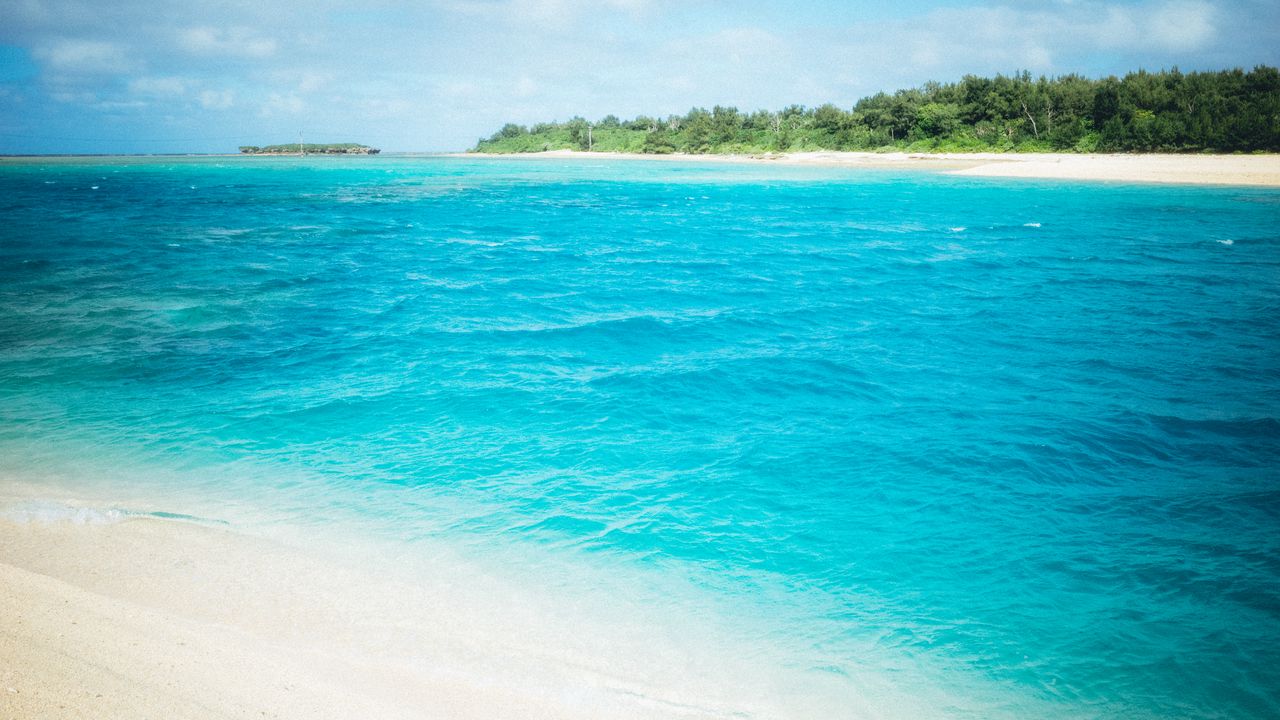Wallpaper beach, sea, ocean, island, landscape
