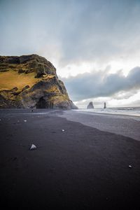 Preview wallpaper beach, sea, rocks, waves, sand, stones