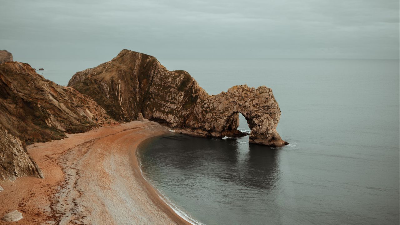 Wallpaper beach, sea, rocks, coast, landscape