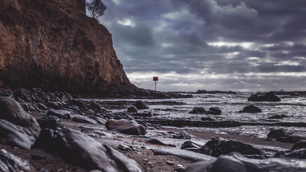 Wallpaper beach, sea, rocks, stones, shore