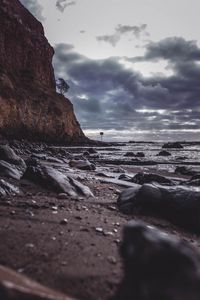 Preview wallpaper beach, sea, rocks, stones, shore