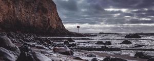 Preview wallpaper beach, sea, rocks, stones, shore