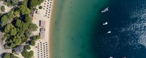 Preview wallpaper beach, sea, summer, aerial view