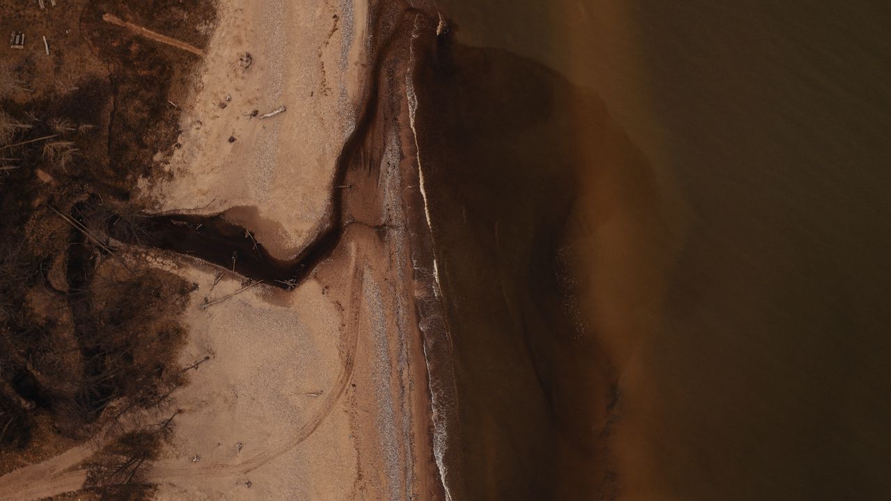 Wallpaper beach, sea, water, aerial view