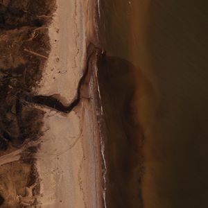Preview wallpaper beach, sea, water, aerial view