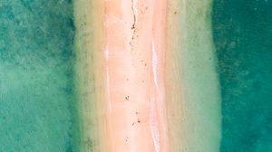 Preview wallpaper beach, sea, water, summer, aerial view