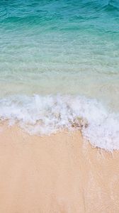 Preview wallpaper beach, sea, wave, water, sand